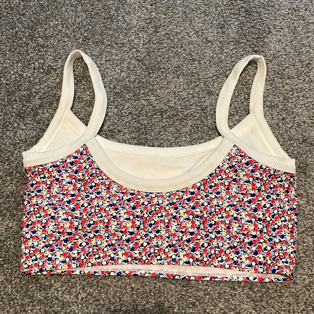 Aerie Floral Bikini Top - Picture 2 of 3